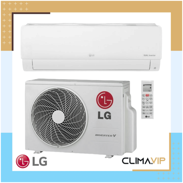Инверторен климатик LG DC24RK.NSK/U24 Deluxe UV NANO, Wi-Fi, 24 000 BTU, Клас A++